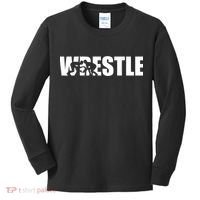Wrestle Wrestling Kids Long Sleeve Shirt thumb 0