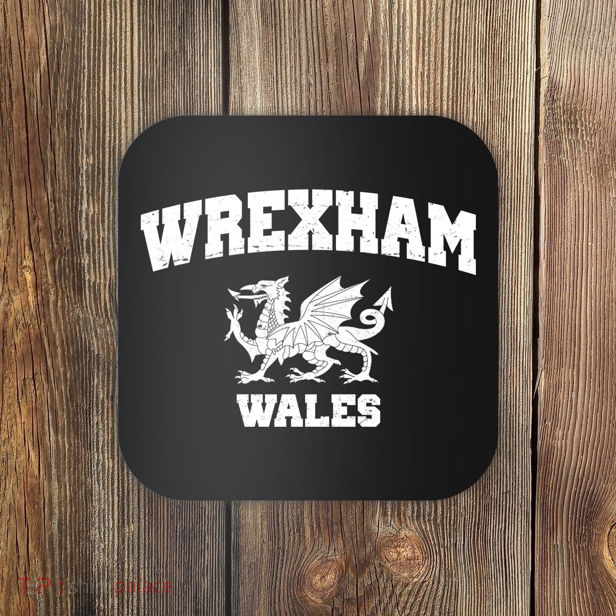 Wrexham Wales Welsh Flag Cymru Coaster