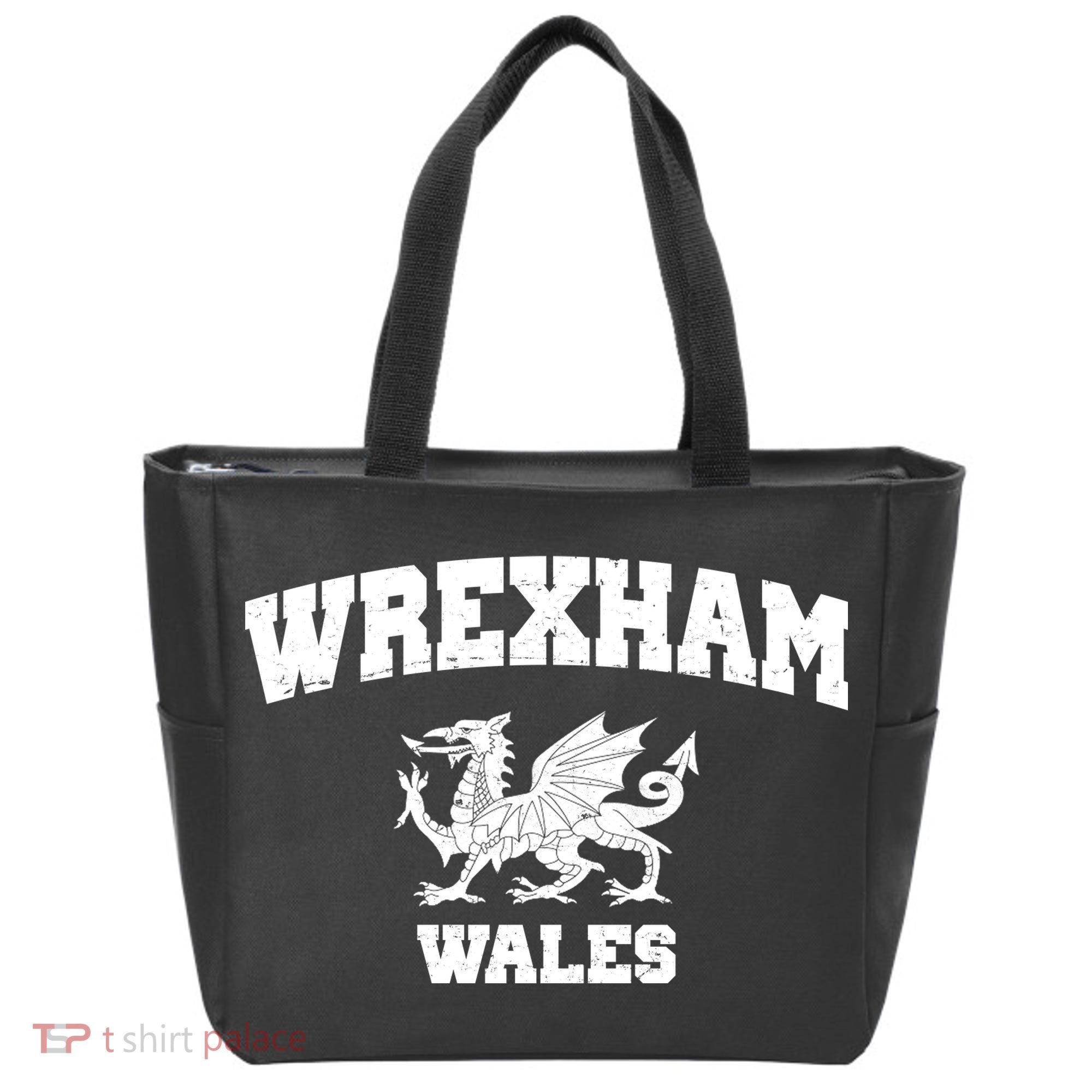 Wrexham Wales Welsh Flag Cymru Tote Bag