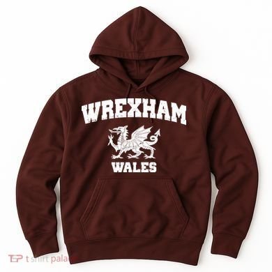 Wrexham Wales Welsh Flag Cymru Hoodie