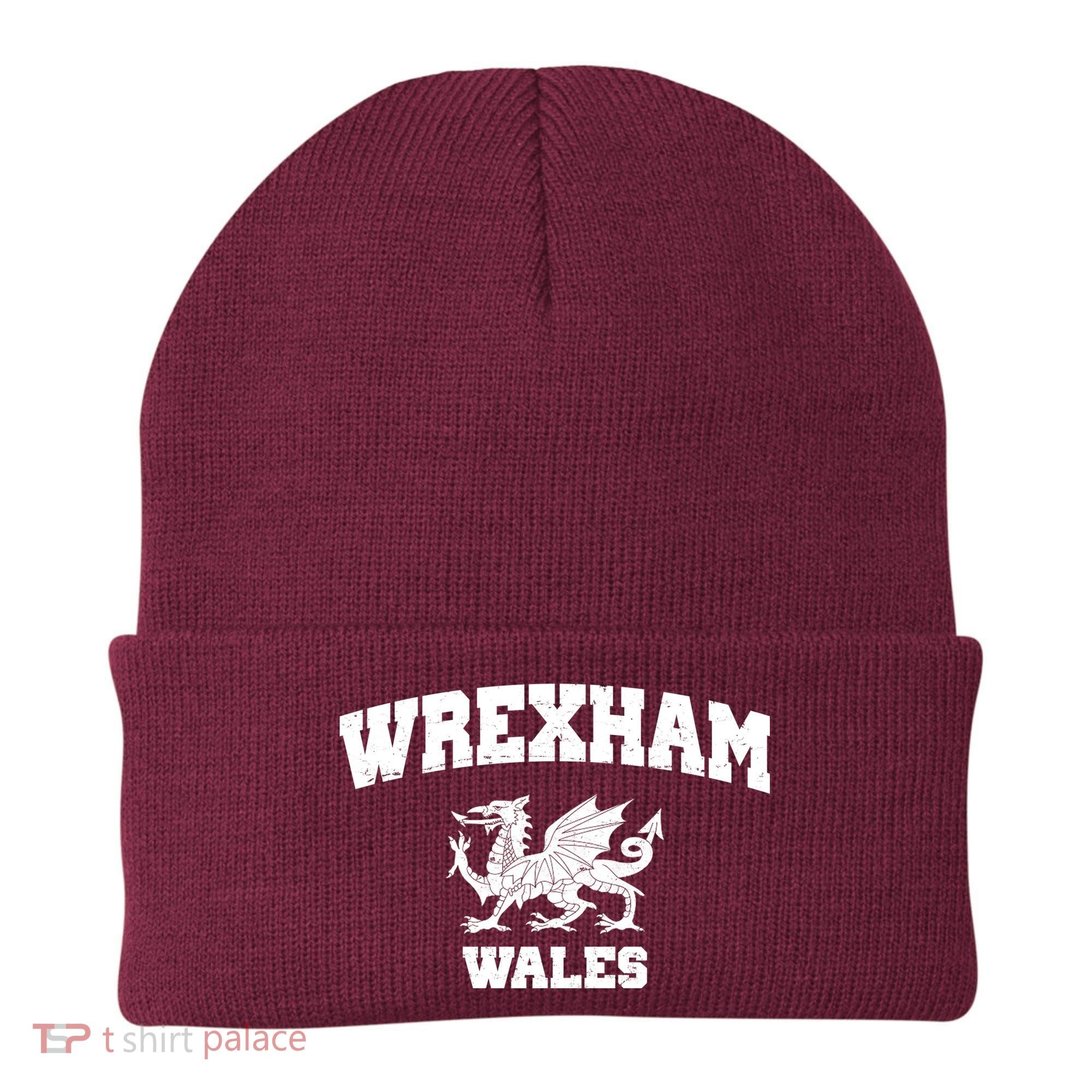 Wrexham Wales Welsh Flag Cymru Beanie