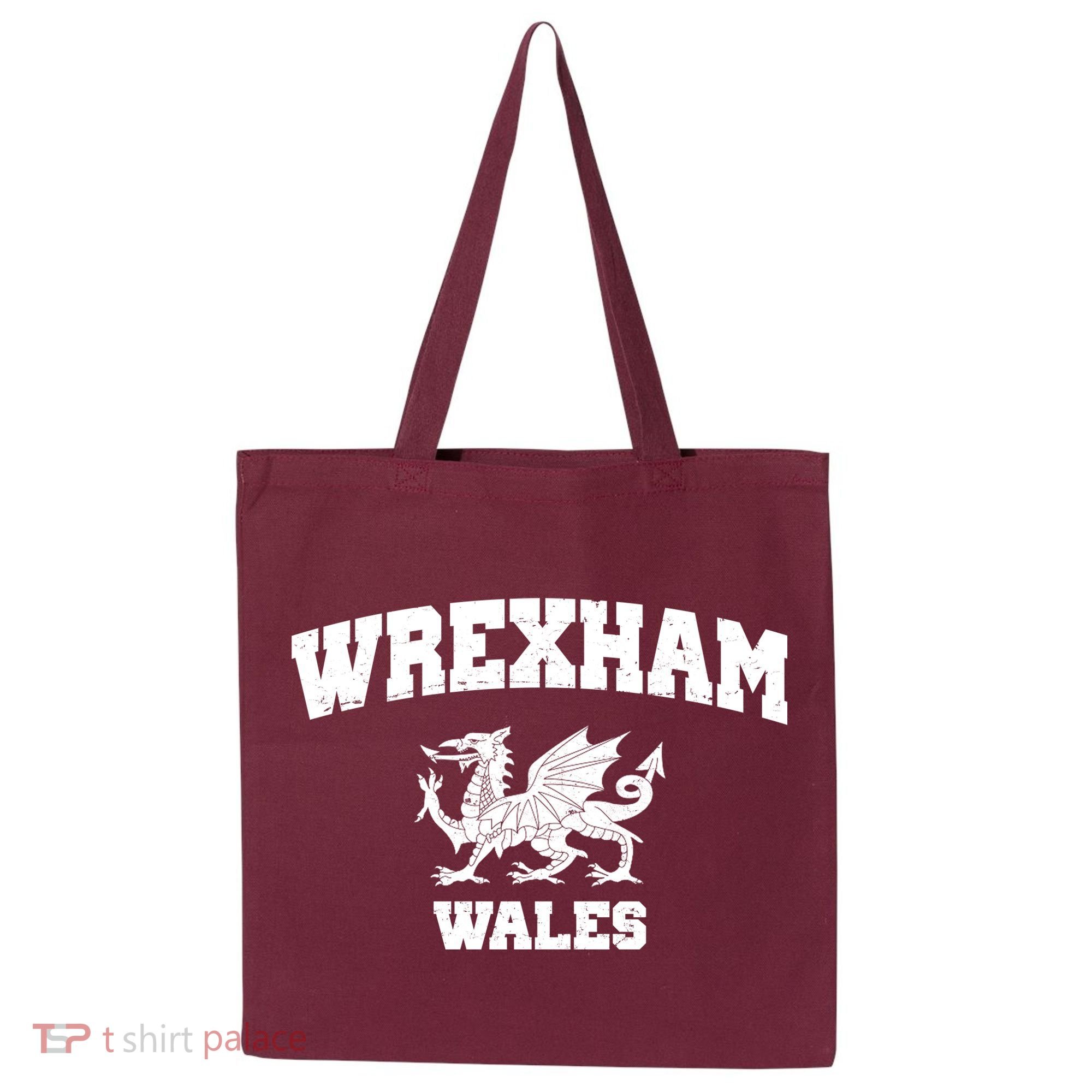 Wrexham Wales Welsh Flag Cymru Tote Bag