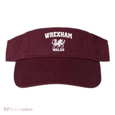 Wrexham Wales Welsh Flag Cymru Visor