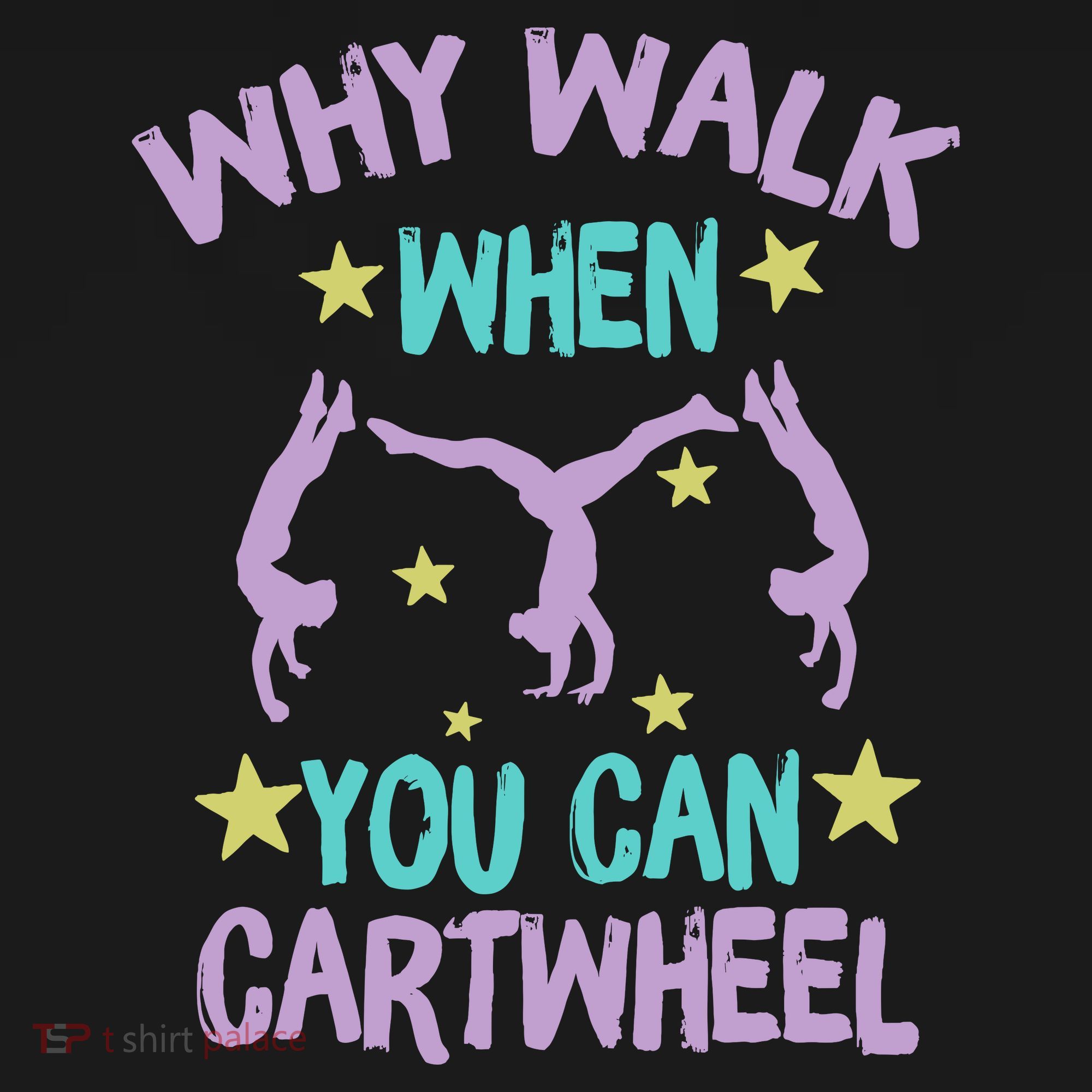 Why Walk When You Can Cartwheel Girl Gymnastics T Dance Ornament