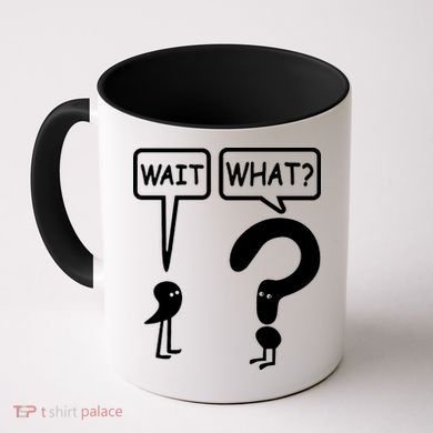 Wait What Coffee Mug