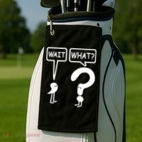 Wait What Golf Towel thumb 2