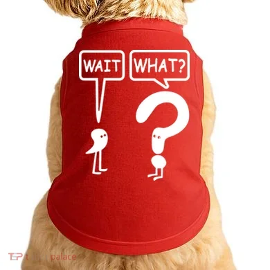 Wait What Doggie Tank