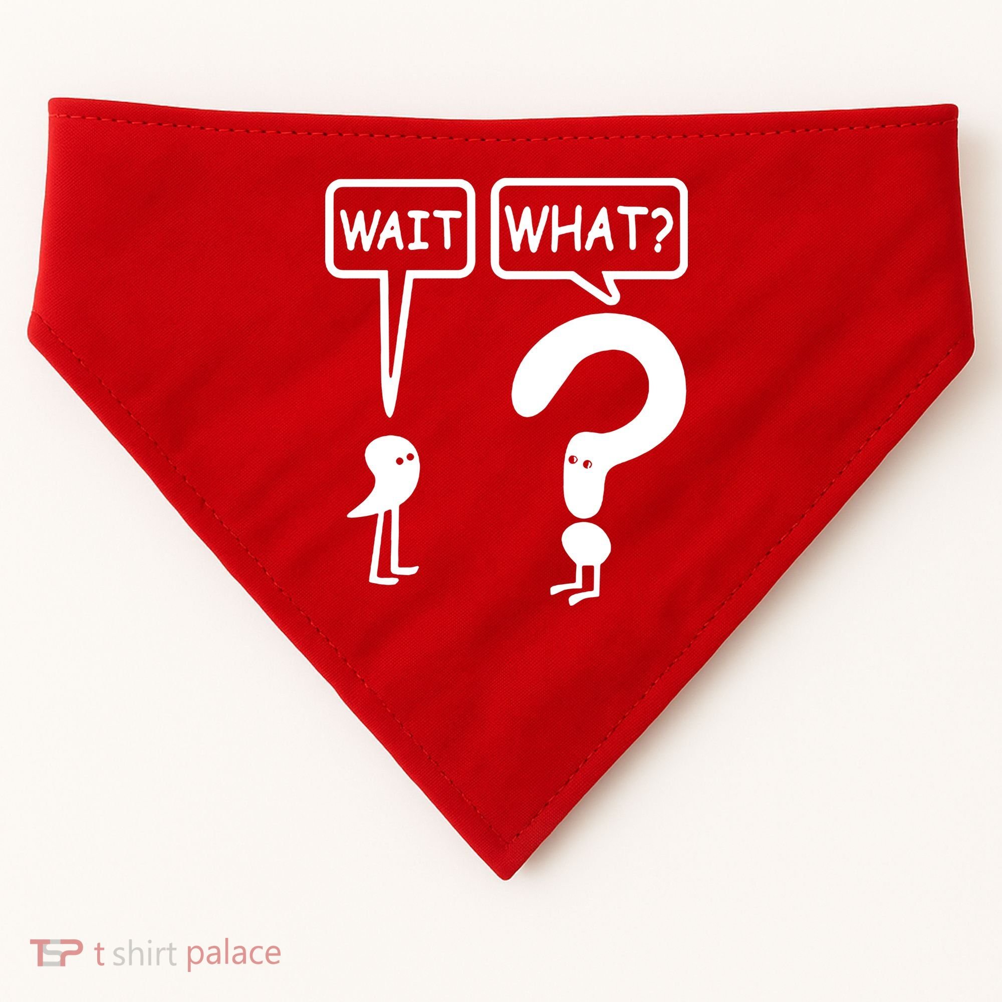 Wait What USA-Made Doggie Bandana