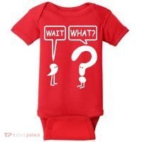 Wait What Baby Bodysuit thumb 0