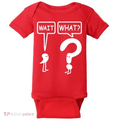 Wait What Baby Bodysuit