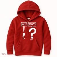 Wait What Kids Hoodie thumb 0