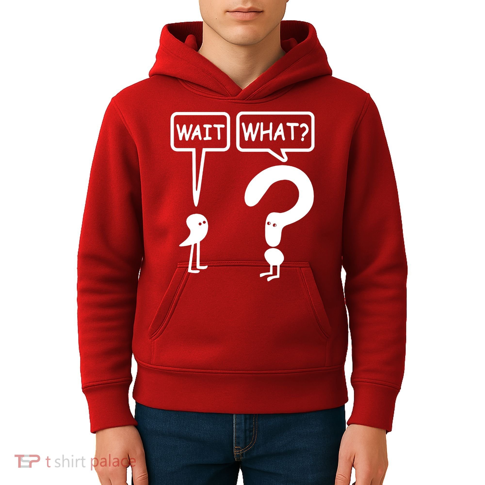 Wait What Kids Hoodie