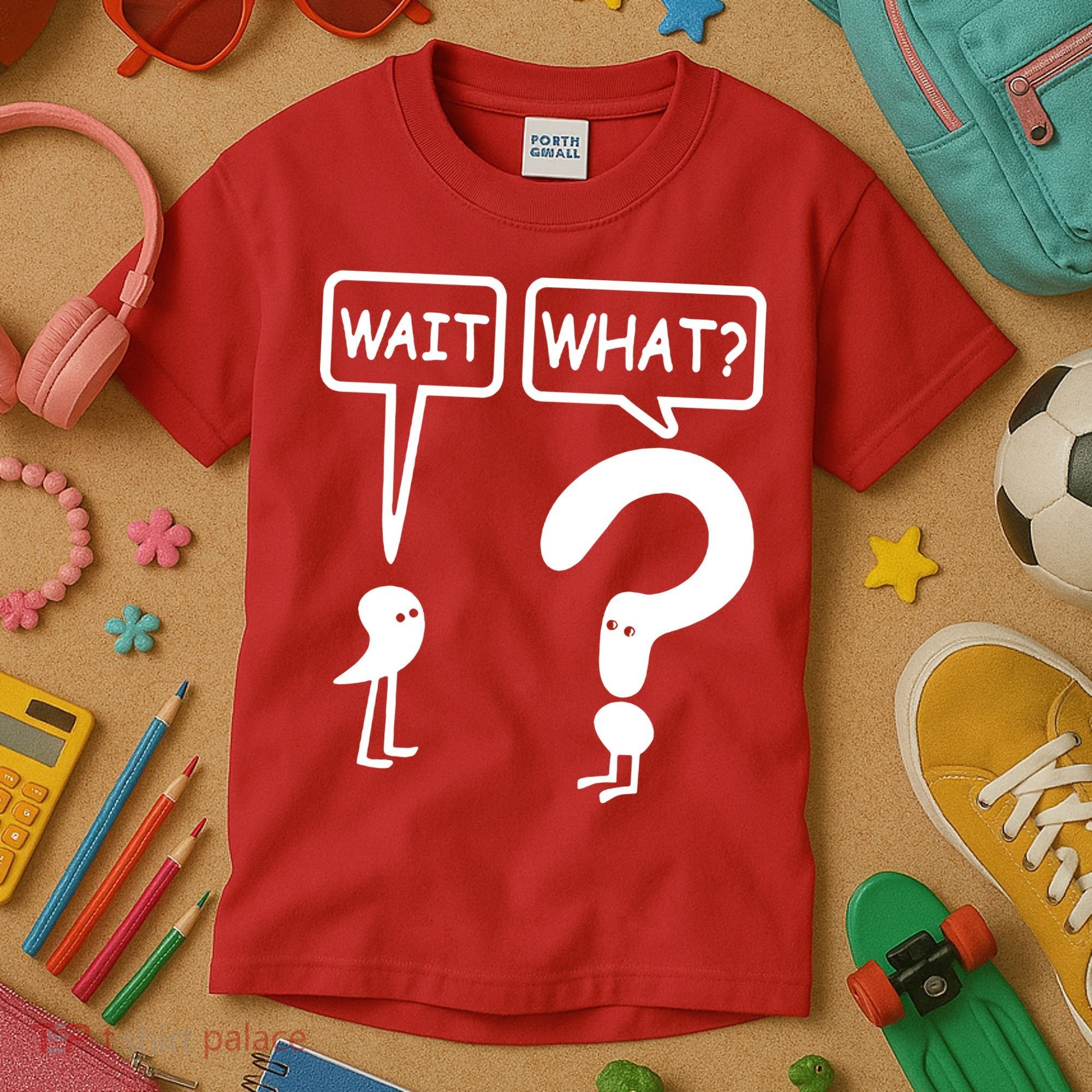 Wait What Kids T-Shirt