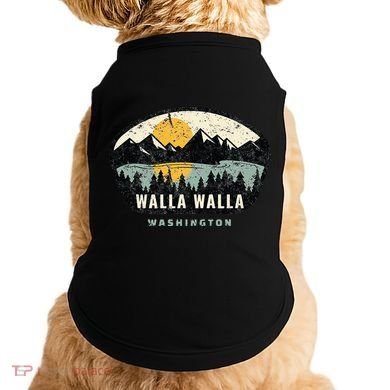 Walla Walla Washington W.A Vacation Souvenir Doggie Tank