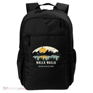 Walla Walla Washington W.A Vacation Souvenir Backpack