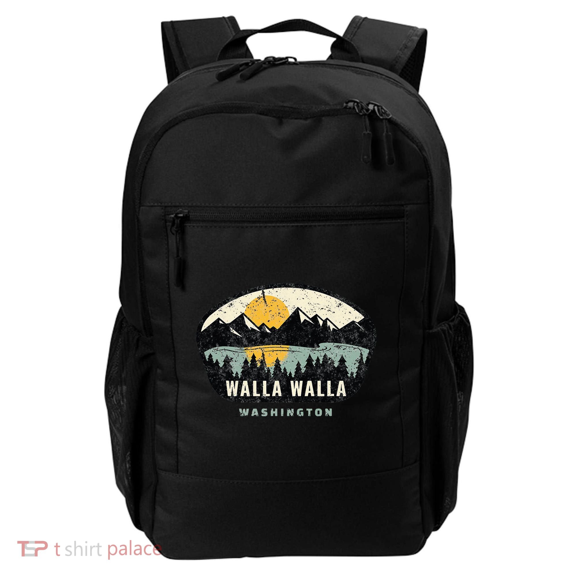 Walla Walla Washington W.A Vacation Souvenir Backpack