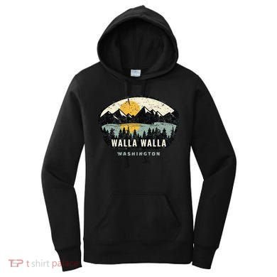 Walla Walla Washington W.A Vacation Souvenir Women's Hoodie