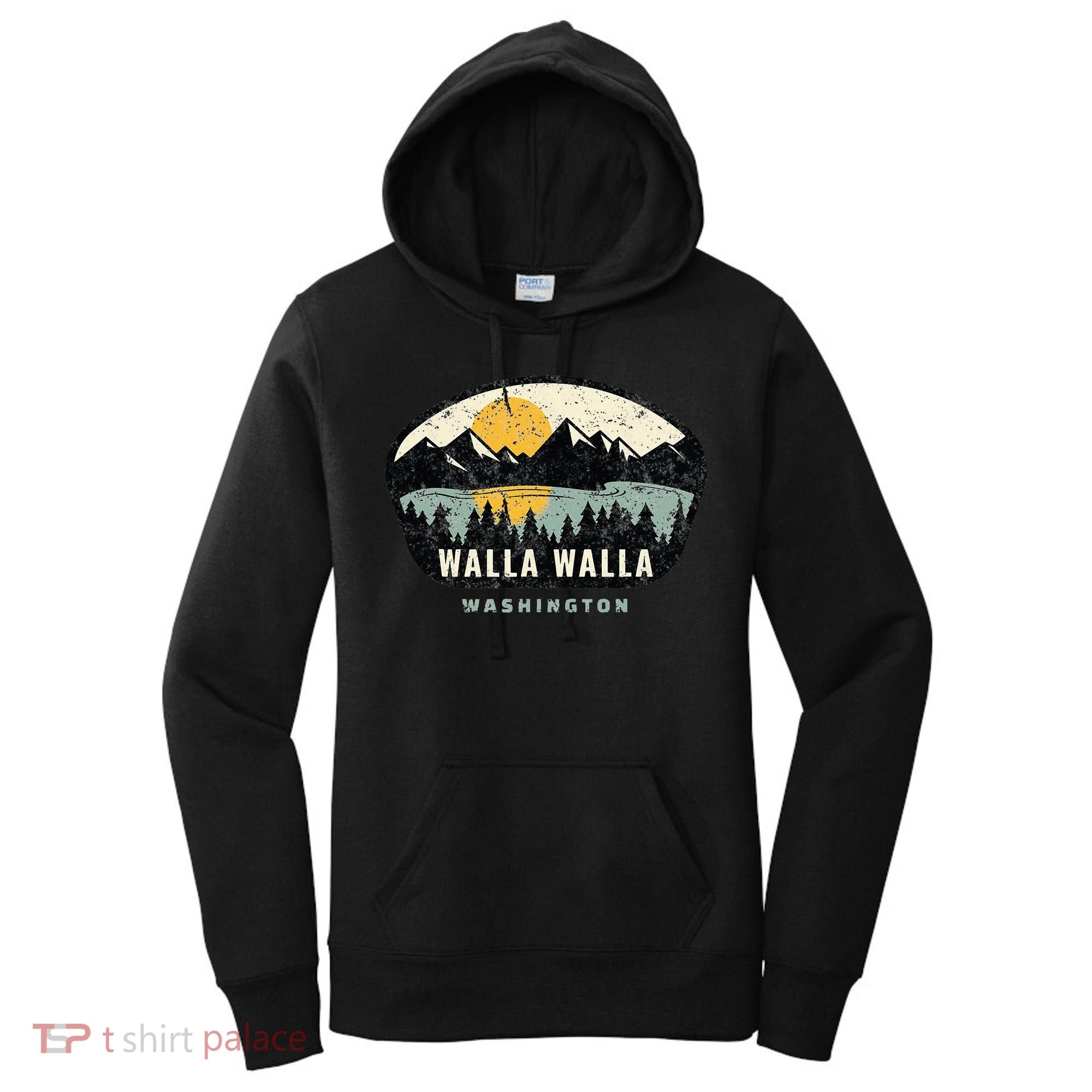 Walla Walla Washington W.A Vacation Souvenir Women's Hoodie