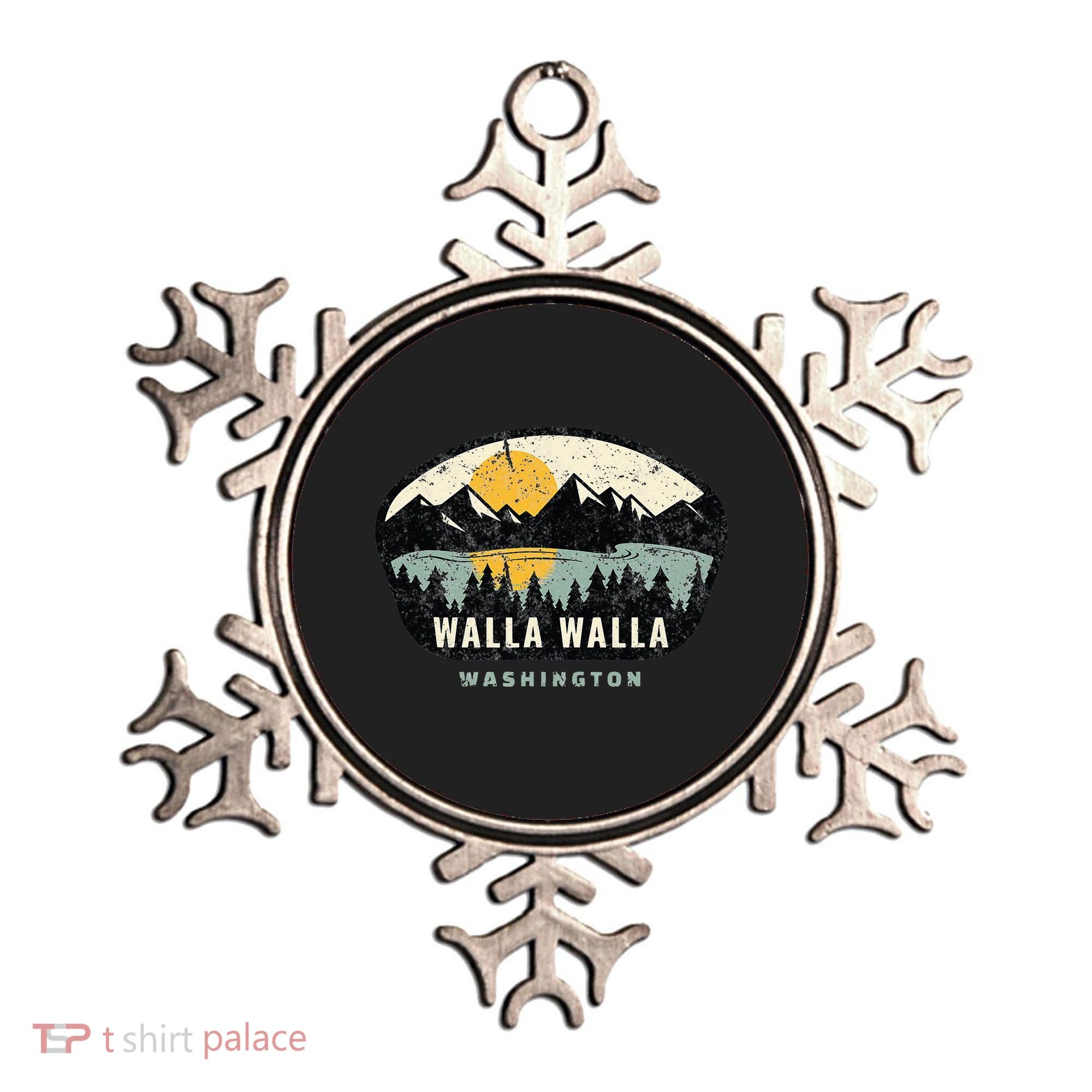 Walla Walla Washington W.A Vacation Souvenir Ornament