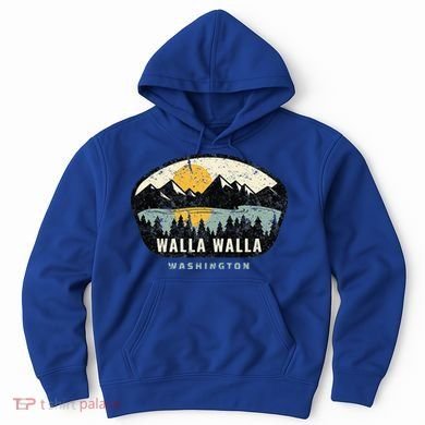 Walla Walla Washington W.A Vacation Souvenir Hoodie