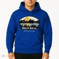 Walla Walla Washington W.A Vacation Souvenir Hoodie thumb 2