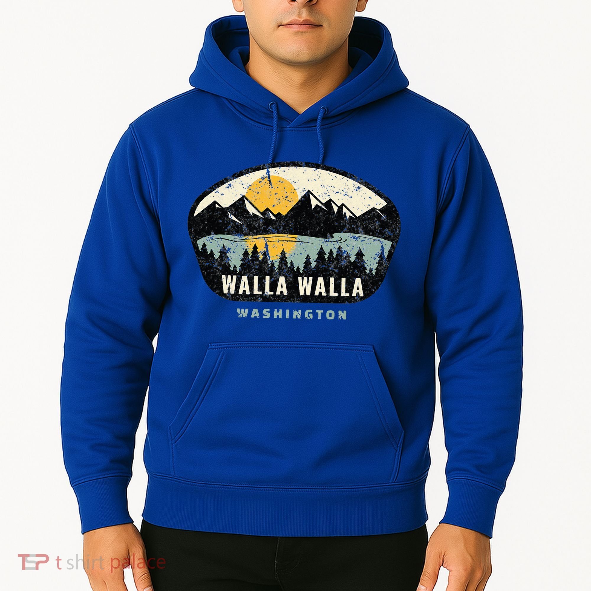 Walla Walla Washington W.A Vacation Souvenir Hoodie