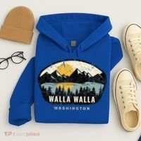 Walla Walla Washington W.A Vacation Souvenir Hoodie thumb 4