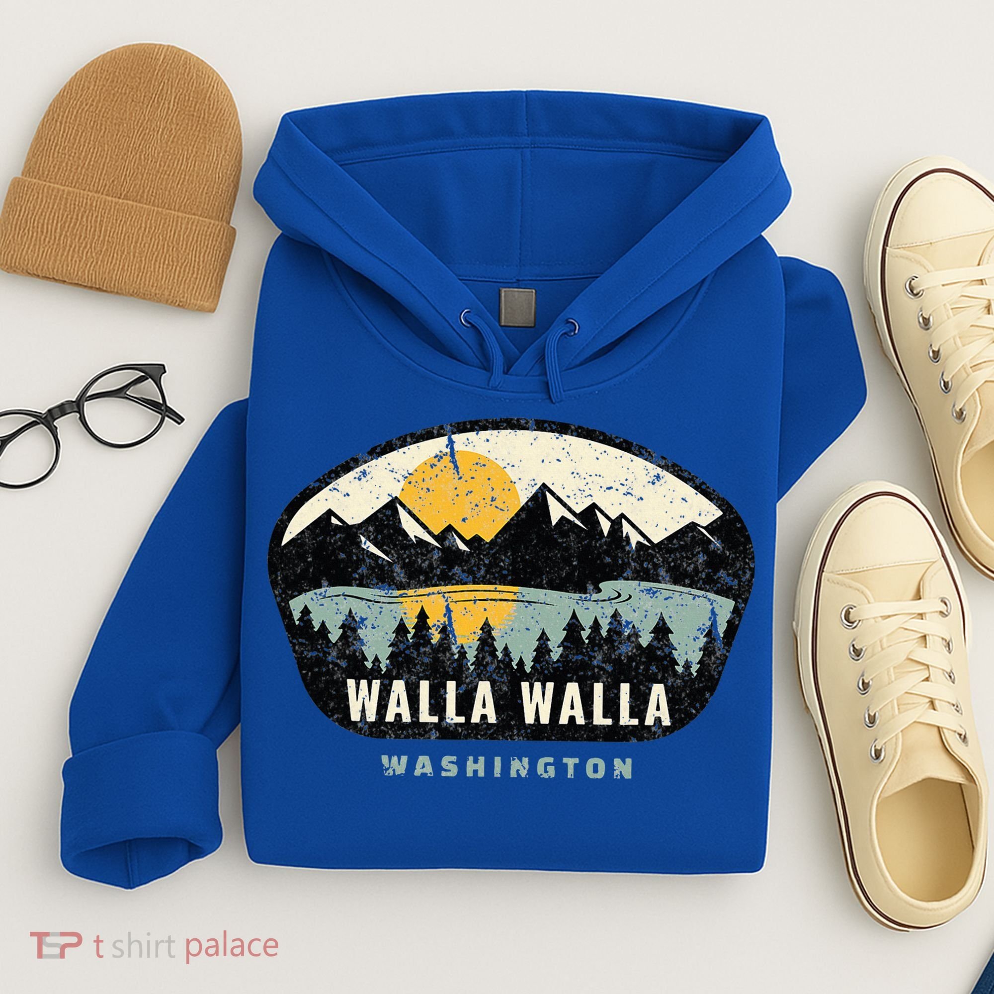 Walla Walla Washington W.A Vacation Souvenir Hoodie