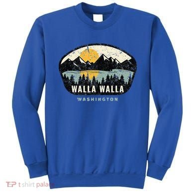 Walla Walla Washington W.A Vacation Souvenir Sweatshirt