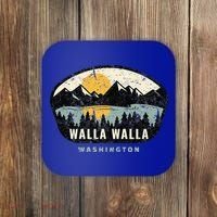 Walla Walla Washington W.A Vacation Souvenir Coaster thumb 0