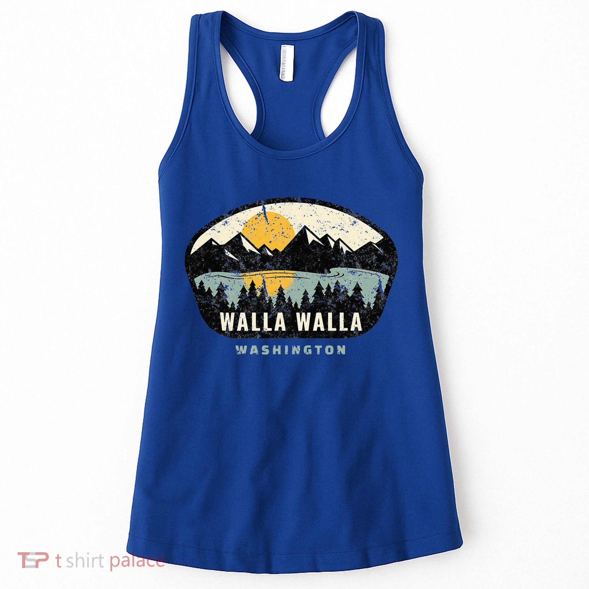 Walla Walla Washington W.A Vacation Souvenir Women's Tank Top