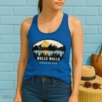 Walla Walla Washington W.A Vacation Souvenir Women's Tank Top thumb 2