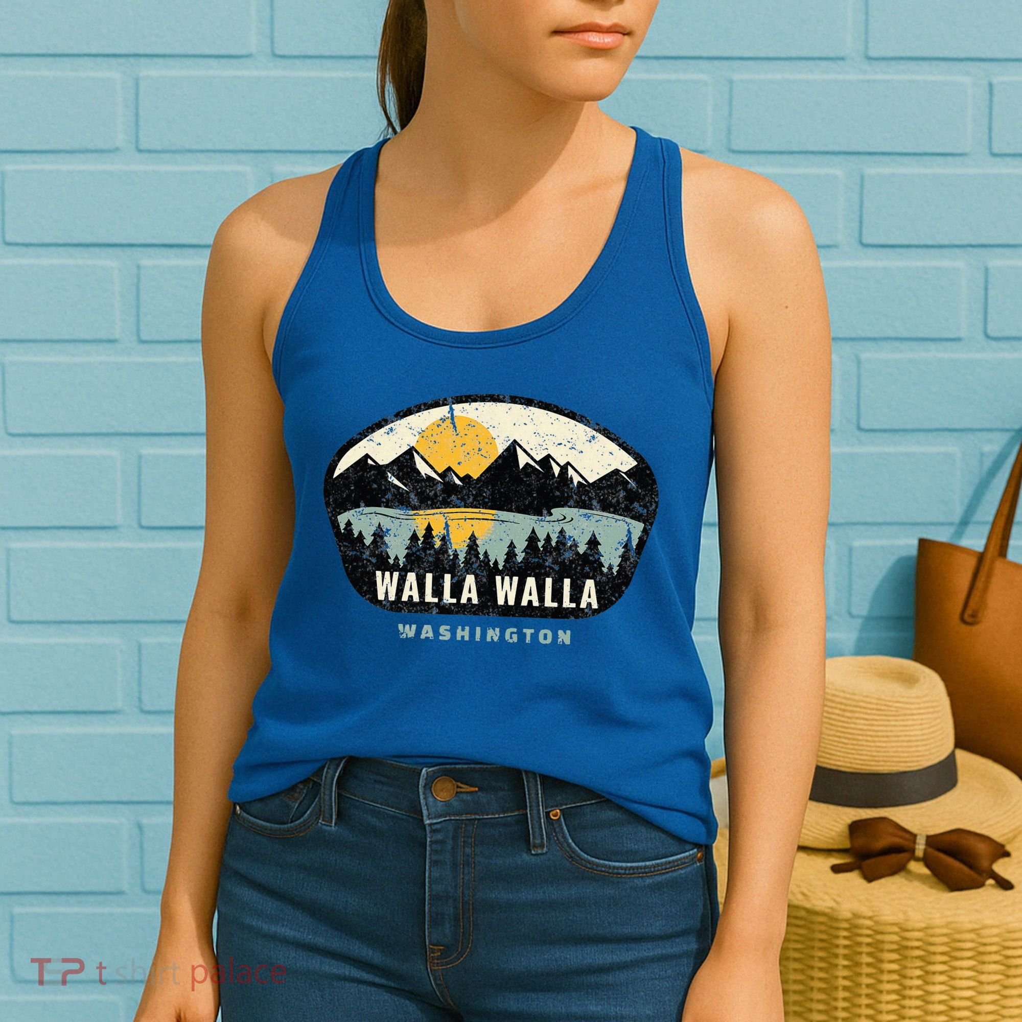 Walla Walla Washington W.A Vacation Souvenir Women's Tank Top