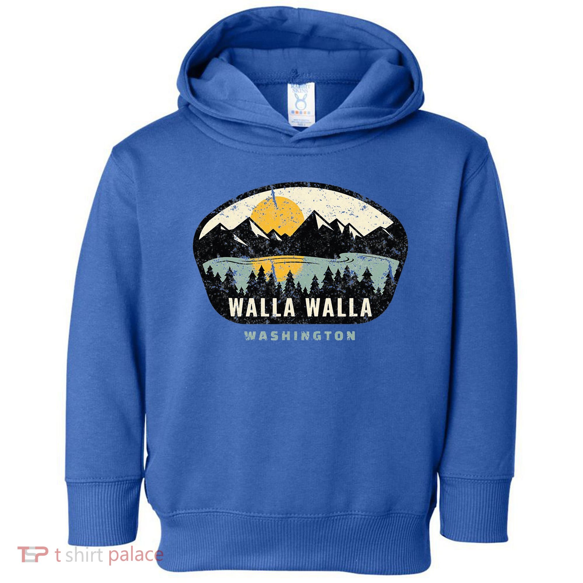 Walla Walla Washington W.A Vacation Souvenir Toddler Hoodie