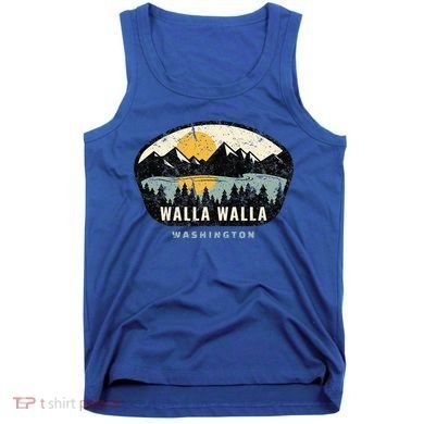 Walla Walla Washington W.A Vacation Souvenir Tank Top
