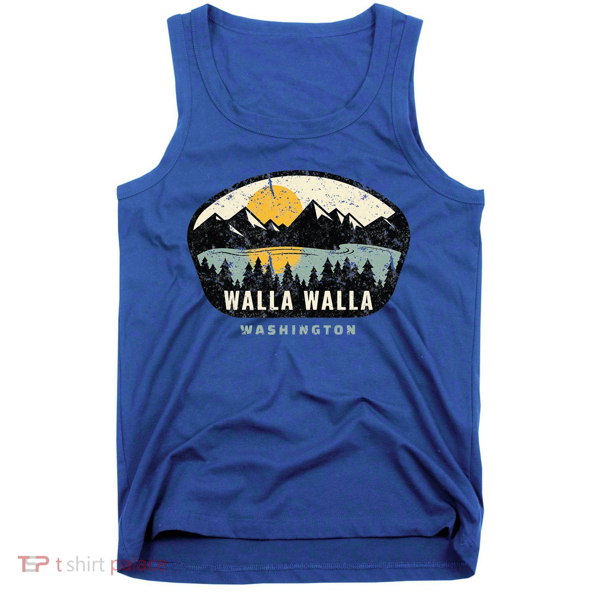 Walla Walla Washington W.A Vacation Souvenir Tank Top