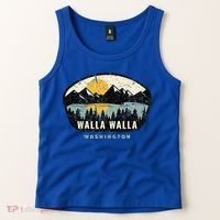 Walla Walla Washington W.A Vacation Souvenir Tank Top thumb 2