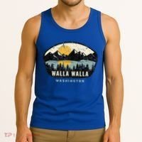 Walla Walla Washington W.A Vacation Souvenir Tank Top thumb 3