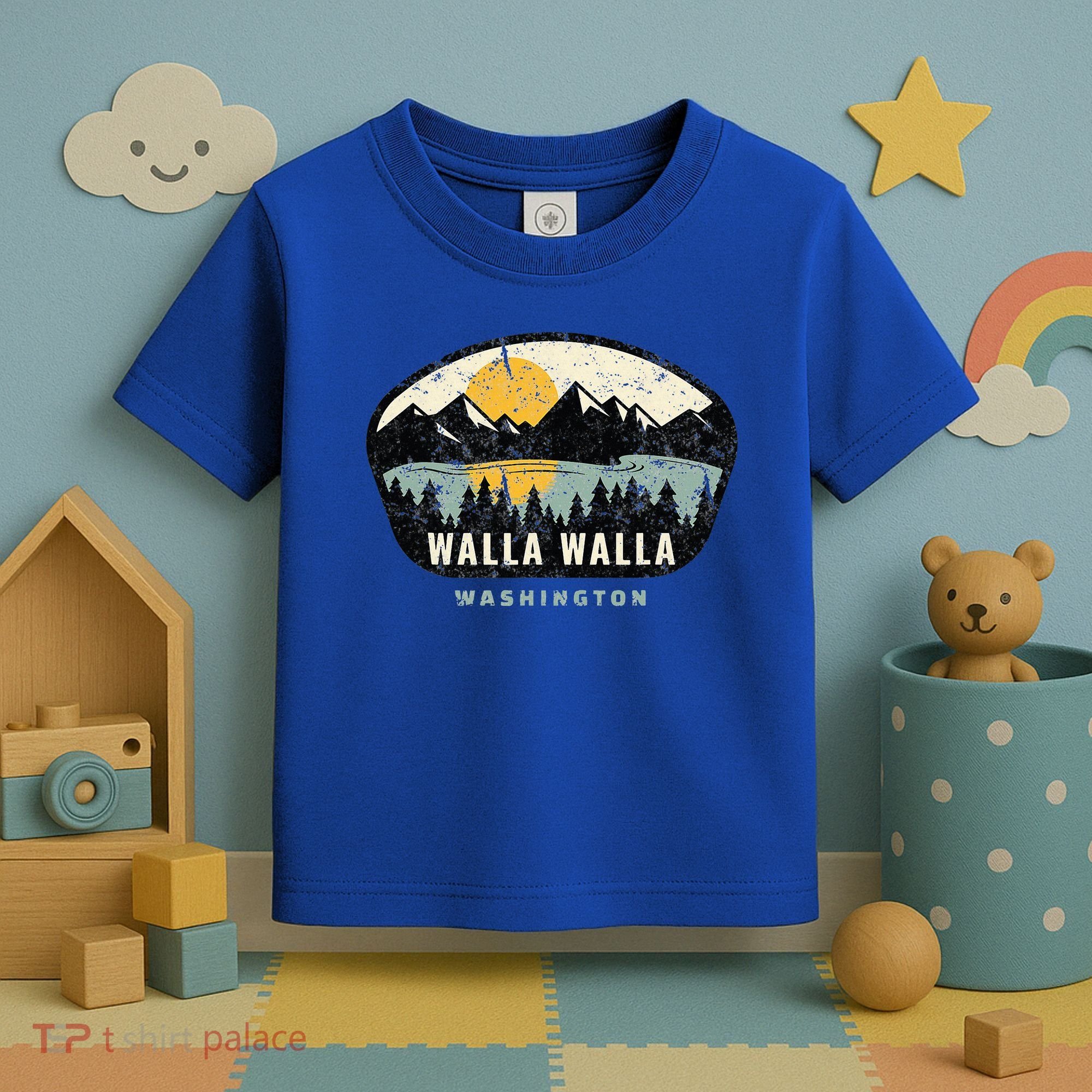 Walla Walla Washington W.A Vacation Souvenir Toddler T-Shirt