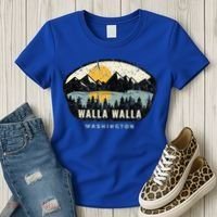 Walla Walla Washington W.A Vacation Souvenir Women's T-Shirt thumb 3