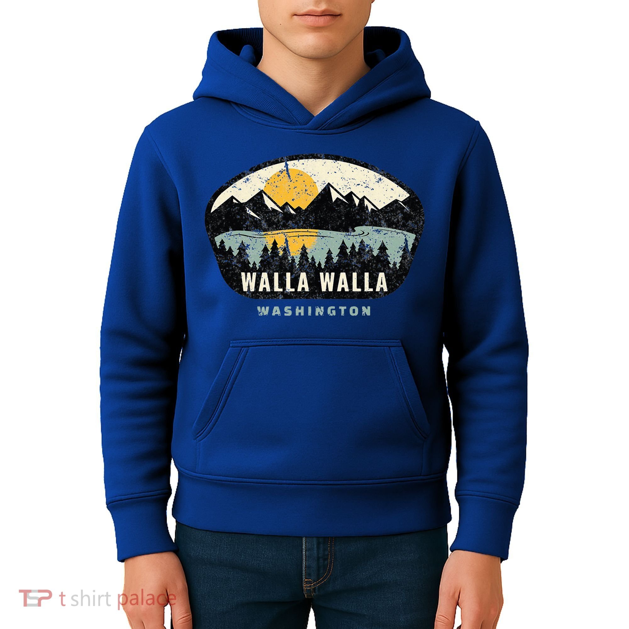 Walla Walla Washington W.A Vacation Souvenir Kids Hoodie