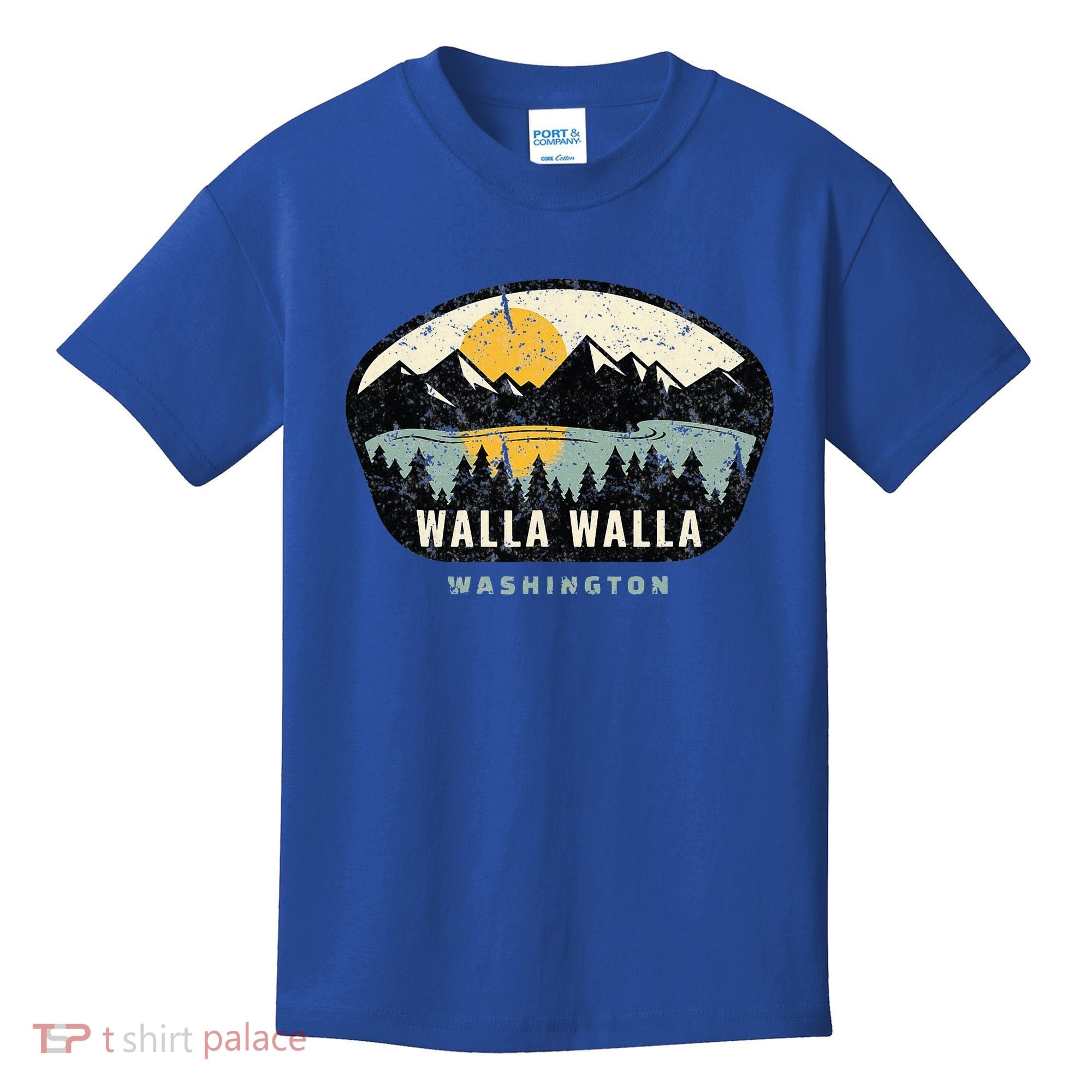 Walla Walla Washington W.A Vacation Souvenir Kids T-Shirt
