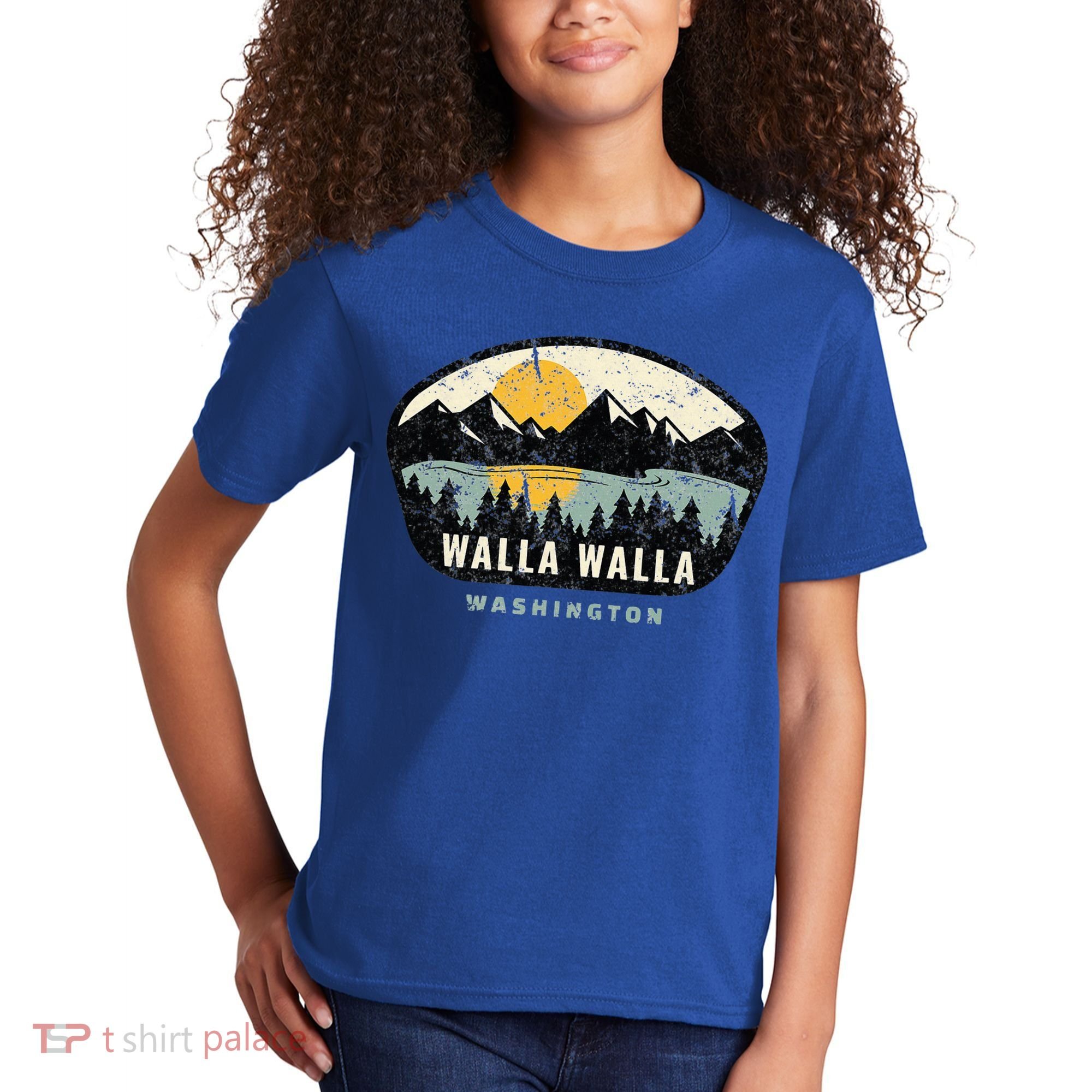 Walla Walla Washington W.A Vacation Souvenir Kids T-Shirt
