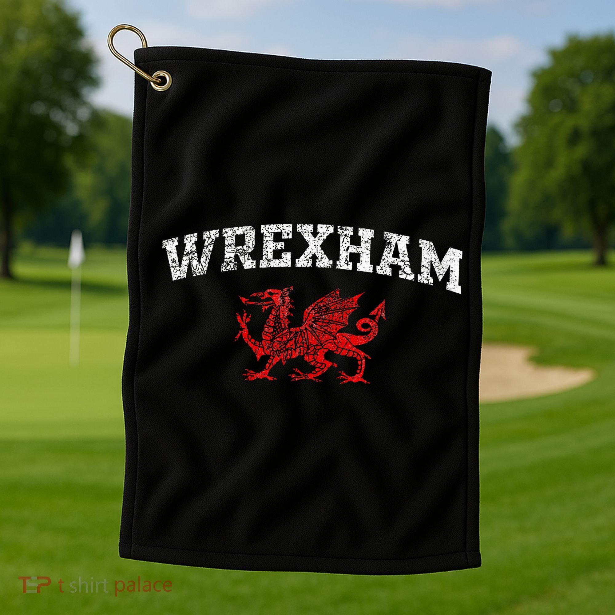 W.R.E.X.H.A.M Wales Golf Towel