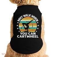 Why Walk When You Cartwheel Gymnastics Women Doggie Tank thumb 0