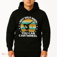 Why Walk When You Cartwheel Gymnastics Women Hoodie thumb 2