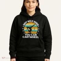 Why Walk When You Cartwheel Gymnastics Women Hoodie thumb 5