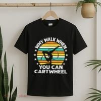 Why Walk When You Cartwheel Gymnastics Women T-Shirt thumb 2