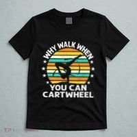Why Walk When You Cartwheel Gymnastics Women T-Shirt thumb 5