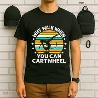 Why Walk When You Cartwheel Gymnastics Women T-Shirt thumb 6